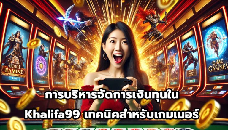 การบริหารจัดการเงินทุนใน Khalifa99 เทคนิคสำหรับเกมเมอร์-1